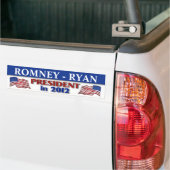 Autocollant De Voiture Romney Ryan 2012 (Sur camion)