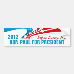 Autocollant De Voiture Ron Paul