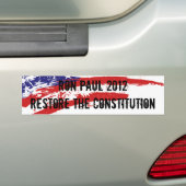 Autocollant De Voiture Ron Paul (En voiture)