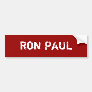 Autocollant De Voiture Ron Paul