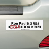 Autocollant De Voiture Ron Paul 08 (En voiture)