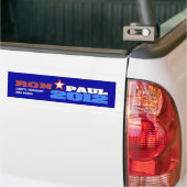 Autocollant De Voiture Ron Paul 2012 (liberté, prospérité et paix) (Sur camion)