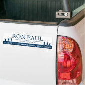 Autocollant De Voiture Ron Paul 2012 - Soutenez les troupes (Sur camion)