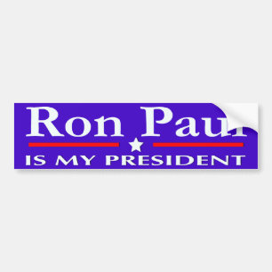 Autocollant De Voiture Ron Paul EST MON adhésif pour pare-chocs de
