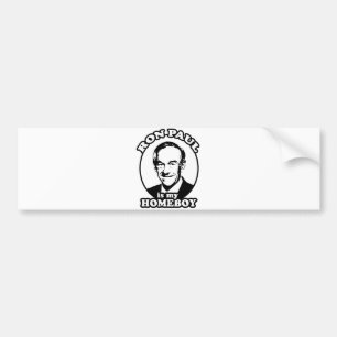 Autocollant De Voiture Ron Paul est mon homeboy