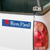 Autocollant De Voiture Ron Paul - le changement que nous avons besoin (Sur camion)