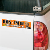 Autocollant De Voiture Ron Paul - l'incorruptible ! (Sur camion)
