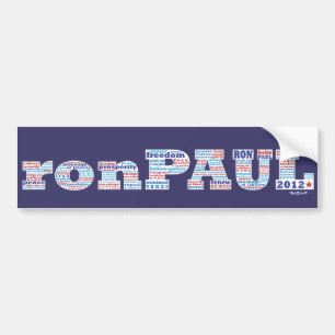 Autocollant De Voiture Ron Paul pour le président 2012