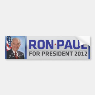 Autocollant De Voiture Ron Paul pour le président adhésif pour pare-cho