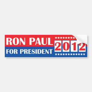 Autocollant De Voiture Ron Paul pour le président adhésif pour pare-cho
