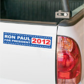 Autocollant De Voiture Ron Paul pour le président adhésif pour pare-chocs (Sur camion)