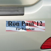 Autocollant De Voiture Ron Paul pour le Président Bumpersticker (En voiture)