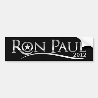 Autocollant De Voiture Ron Paul Silverstar 2012