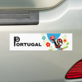 Autocollant De Voiture Rooster portugais (En voiture)