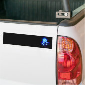 Autocollant De Voiture Rose bleu brûlant (Sur camion)