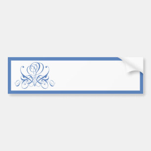 Autocollant De Voiture Rose bleu de Cornouailles