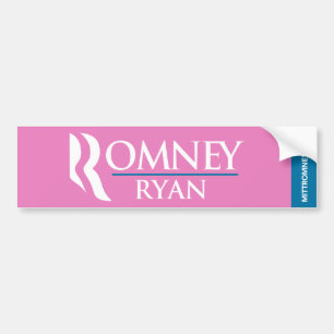 Autocollant De Voiture Rose d'adhésif pour pare-chocs de logo de Romney