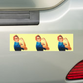 Autocollant De Voiture Rosie la riveteuse (En voiture)