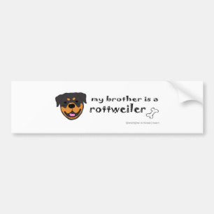 Autocollant De Voiture RottweilerBrother