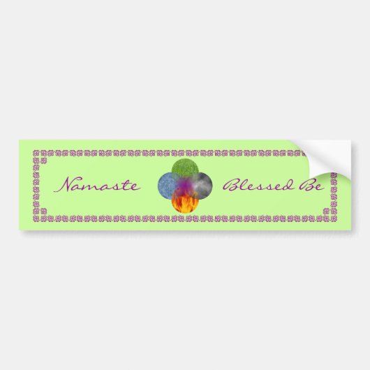 Autocollant De Voiture Roue d'être - vert (Devant)