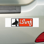 Autocollant De Voiture rouge d'iSurf (En voiture)
