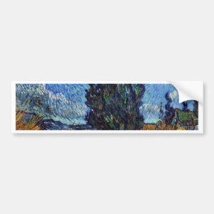 Autocollant De Voiture Route de campagne de Vincent van Gogh en Provence