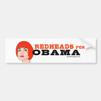 Autocollant De Voiture Roux pour l'autocollant d'Obama