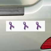 Autocollant De Voiture ruban pourpre de conscience (En voiture)