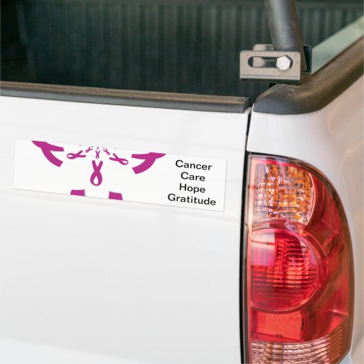 Autocollant De Voiture Rubans rose Cancer du sein Sensibilisation Art Imp (Sur camion)