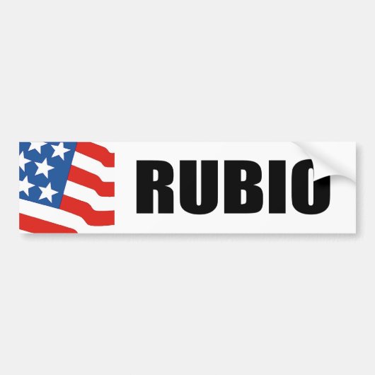 AUTOCOLLANT DE VOITURE RUBIO 2010 (Devant)