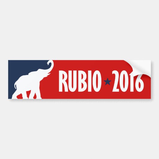 AUTOCOLLANT DE VOITURE RUBIO 2016 SPORTBUMPER - .PNG (Devant)