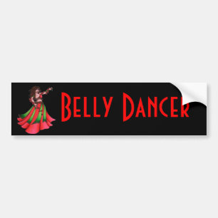 Autocollant De Voiture Ruby Belly Dancer