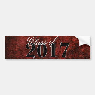 Autocollant De Voiture Ruby Grad Red Garnet Crimson Scarlet Party Thèm