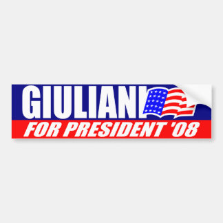Autocollant De Voiture Rudolph Giuliani pour le président adhésif pour