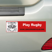 Autocollant De Voiture Rugby de jeu - customisé (En voiture)