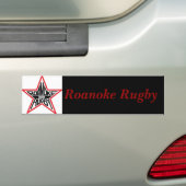 Autocollant De Voiture Rugby de Roanoke (En voiture)