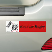 Autocollant De Voiture Rugby de Roanoke (En voiture)