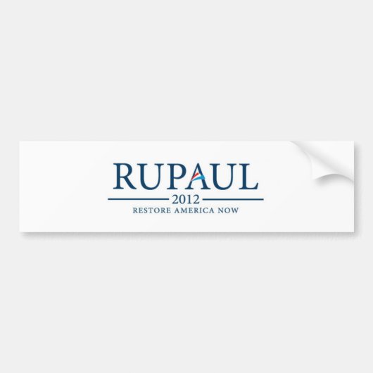 Autocollant De Voiture RuPaul 2012 (Devant)