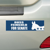 AUTOCOLLANT DE VOITURE RUSS FEINGOLD POUR LE SÉNAT (En voiture)