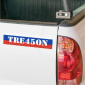 Autocollant De Voiture Russian Trump Treason 45 (Sur camion)