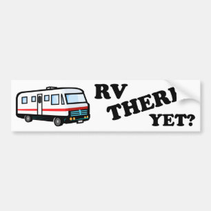 Autocollant De Voiture RV LÀ ENCORE ? (blanc)