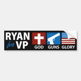 Autocollant De Voiture Ryan pour Dieu de VP lance l'adhésif pour