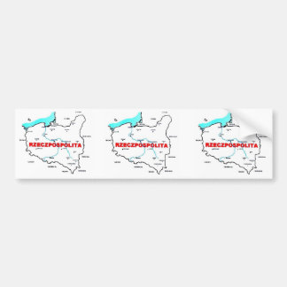 Autocollant De Voiture Rzeczpospolita Polska
