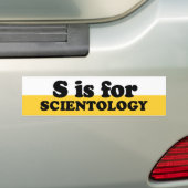 AUTOCOLLANT DE VOITURE S EST POUR LE SCIENTOLOGY (En voiture)