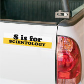AUTOCOLLANT DE VOITURE S EST POUR LE SCIENTOLOGY (Sur camion)