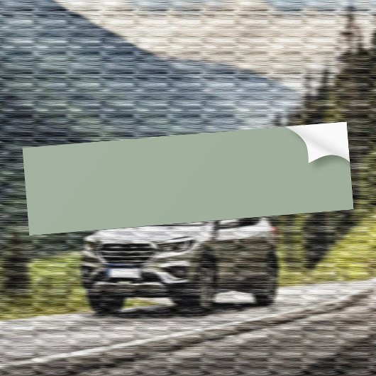 Autocollant De Voiture Sage doux couleur tendance