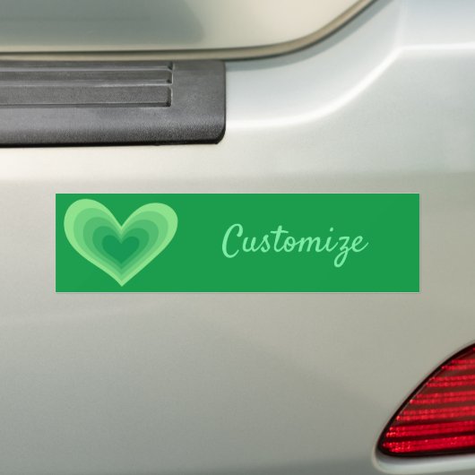 Autocollant De Voiture Sage Green Heart Thunder_Cove  (En voiture)
