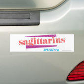 Autocollant De Voiture Sagittaire LtPink (En voiture)