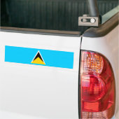 Autocollant De Voiture Sainte-Lucie (Sur camion)
