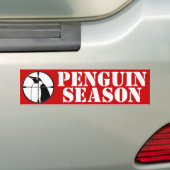 Autocollant De Voiture Saison de pingouin (En voiture)